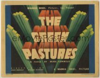 3c288 GREEN PASTURES TC '36 great deco title treatment, Marc Connelly's all-black Heaven, rare!