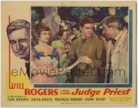 3c499 JUDGE PRIEST LC '34 John Ford, Will Rogers, Rochelle Hudson, Tom Brown, by Irvin S. Cobb!