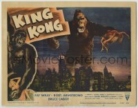 3c504 KING KONG LC #4 R56 classic image of giant ape holding Fay Wray over New York Skyline!