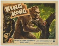 3c505 KING KONG LC #7 R56 special effects image of the giant ape by Fay Wray in tree, rare!