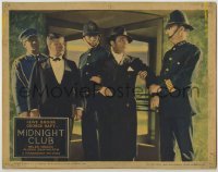 3c538 MIDNIGHT CLUB LC '33 suave jewel thief George Raft arrested by English police, ultra rare!