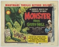 3c301 MONSTER FROM GREEN HELL TC '57 art of the mammoth monster that terrorized the Earth!