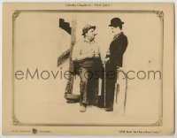 3c251 PAY DAY LC '22 great c/u of Charlie Chaplin asking his boss if he gets a raise today!