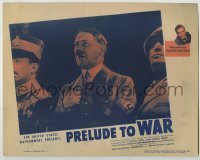 3c588 PRELUDE TO WAR LC #3 '42 Frank Capra & Anatole Litvak World War II documentary, Hitler c/u!