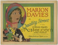 3c313 QUALITY STREET TC '27 Marion Davies & Conrad Nagel in a delightful comedy of love & war!