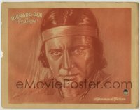 3c613 REDSKIN LC '29 best N.J. Hanneman art of Native American Indian Richard Dix facing foward!