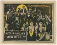 3c635 SATURDAY NIGHT LC '22 crowd toasts Leatrice Joy & Conrad at fancy party, Cecil B. DeMille!