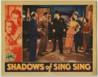3c652 SHADOWS OF SING SING LC '34 Bruce Cabot bargains with men holding Mary Brian hostage, rare!