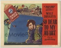 3c662 SO DEAR TO MY HEART LC #5 '49 Walt Disney cartoon, giant Scotsman stares at spider in kilt!