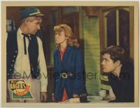 3c675 STEAMBOAT 'ROUND THE BEND LC '35 close up of Anne Shirley & McGuire staring at Will Rogers!