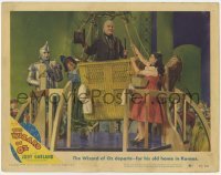 3c728 WIZARD OF OZ LC #4 R49 Judy Garland, Ray Bolger, Lahr & Haley by Frank Morgan in balloon!