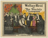 3c735 WORLD'S CHAMPION LC '22 boxer Wallace Reid really didn't mean to hit man so hard, rare!