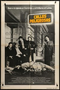 3c136 MEAN STREETS int'l Spanish language 1sh '73 Scorsese, Robert De Niro, Keitel, different image