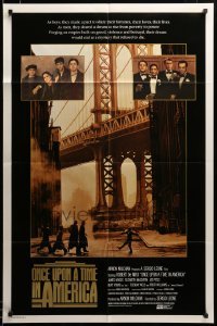 3c076 ONCE UPON A TIME IN AMERICA int'l 1sh '84 De Niro, James Woods, Sergio Leone, many images!