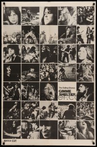 3c238 GIMME SHELTER half subway '71 Rolling Stones out of control rock & roll concert, different!