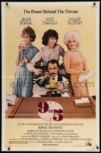 3f011 9 TO 5 1sh '80 Dolly Parton, Jane Fonda & Lily Tomlin w/tied up Dabney Coleman!