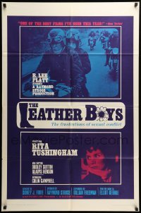 3f508 LEATHER BOYS 1sh '66 Rita Tushingham in English motorcycle sexual conflict classic!