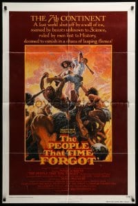 3f690 PEOPLE THAT TIME FORGOT 1sh '77 Edgar Rice Burroughs, a lost continent shut off by ice!