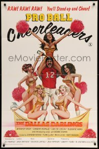3f717 PRO BALL CHEERLEADERS 1sh '79 the Dallas Darlings, Raw! Raw! Raw! You'll Stand up and Cheer!