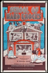 3f762 SCHOOL OF HARD KNOCKS 1sh '70 you've never been to a school like this - but wish you could!