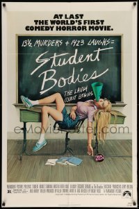 3f846 STUDENT BODIES 1sh '81 sex kills, gruesome Morgan Kane high school horror art!