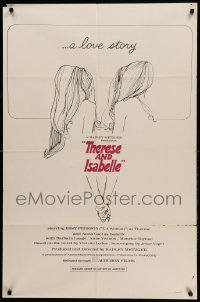3f882 THERESE & ISABELLE 1sh '68 Radley Metzger, lesbian Essy Persson & Anna Gael!