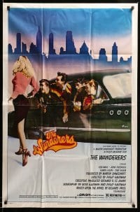 3f948 WANDERERS 1sh '79 Ken Wahl in Kaufman's 1960s New York City teen gang cult classic!