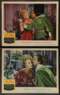 3g980 THREE MUSKETEERS 2 LCs '48 great images of sexiest Lana Turner & Gene Kelly!