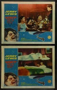 3g989 VISIT TO A SMALL PLANET 2 LCs '60 wacky alien Jerry Lewis, Joan Blackman!