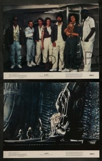 3g037 ALIEN 8 color 11x14 stills '79 Ridley Scott classic, Tom Skerritt, John Hurt, Kotto!