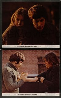 3g394 PANIC IN NEEDLE PARK 8 color 11x14 stills '71 Al Pacino & Kitty Winn, heroin addicts in love!