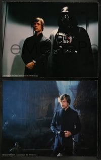 3g418 RETURN OF THE JEDI 8 color 11x14 stills '83 Luke, Leia, Han, Chewbacca, Darth Vader, Lando!