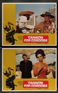 3g076 CANNON FOR CORDOBA 8 LCs '70 images of George Peppard, sexy Giovanna Ralli & Raf Vallone!