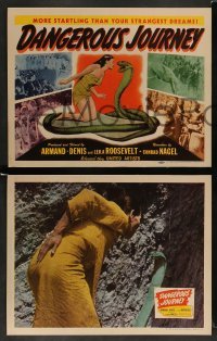 3g125 DANGEROUS JOURNEY 8 LCs '44 Africa & India, more startling than your strangest dreams!
