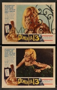 3g140 DEMENTIA 13 8 LCs '63 Francis Ford Coppola, Roger Corman, The Haunted & the Hunted!