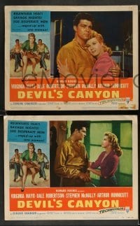 3g147 DEVIL'S CANYON 8 3D LCs '53 border artwork of sexy Virginia Mayo, Dale Robertson!