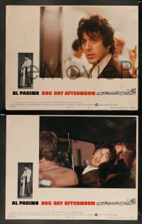 3g548 DOG DAY AFTERNOON 7 LCs '76 Al Pacino, Sidney Lumet's bank robbery crime classic!