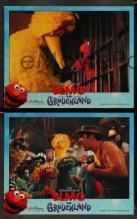 3g173 ELMO IN GROUCHLAND 8 LCs '99 Sesame Street Muppets, Mandy Patinkin, Vanessa Williams