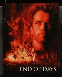 3g010 END OF DAYS 10 LCs '99 cool images of Arnold Schwarzenegger, Robin Tunney, Gabriel Byrne!
