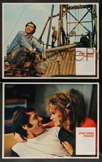 3g196 FIVE EASY PIECES 8 int'l LCs '70 Jack Nicholson, Black, Struthers, directed by Bob Rafelson!