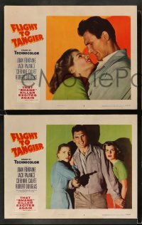 3g201 FLIGHT TO TANGIER 8 3D LCs '53 Joan Fontaine & Jack Palance in new perfected Dynoptic 3-D!