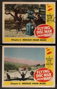 3g705 FLYING DISC MAN FROM MARS 4 chapter 1 LCs '50 men test their cool device, Menace from Mars!