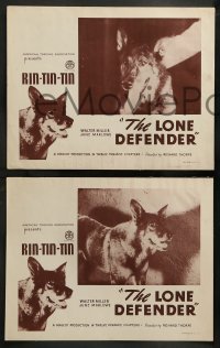 3g722 LONE DEFENDER 4 LCs R30s great border image of Rin-Tin-Tin, serial, Circle of Death!