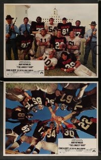 3g343 LONGEST YARD 8 LCs '74 Robert Aldrich prison football sports comedy, Burt Reynolds!