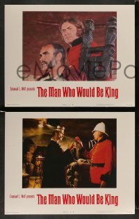 3g350 MAN WHO WOULD BE KING 8 LCs '75 British soldiers Sean Connery & Michael Caine!