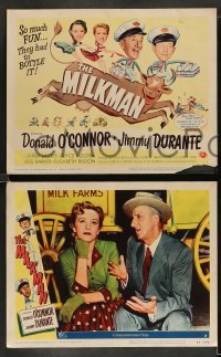 3g358 MILKMAN 8 LCs '50 wacky images of Donald O'Connor, Jimmy Durante, sexy Piper Laurie!