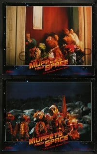 3g725 MUPPETS FROM SPACE 4 LCs '99 Kermit, Miss Piggy, Fozzie Bear & Animal, Jim Henson sci-fi!