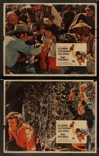 3g390 PAINT YOUR WAGON 8 LCs '69 Clint Eastwood, Lee Marvin, Jean Seberg, Ray Walston!