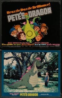 3g023 PETE'S DRAGON 9 LCs '77 Walt Disney, Helen Reddy, Mickey Rooney, cartoon/live action!