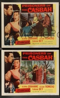 3g407 PRISONERS OF THE CASBAH 8 LCs '53 dazzling, desirable, and deadly sexy Gloria Grahame!